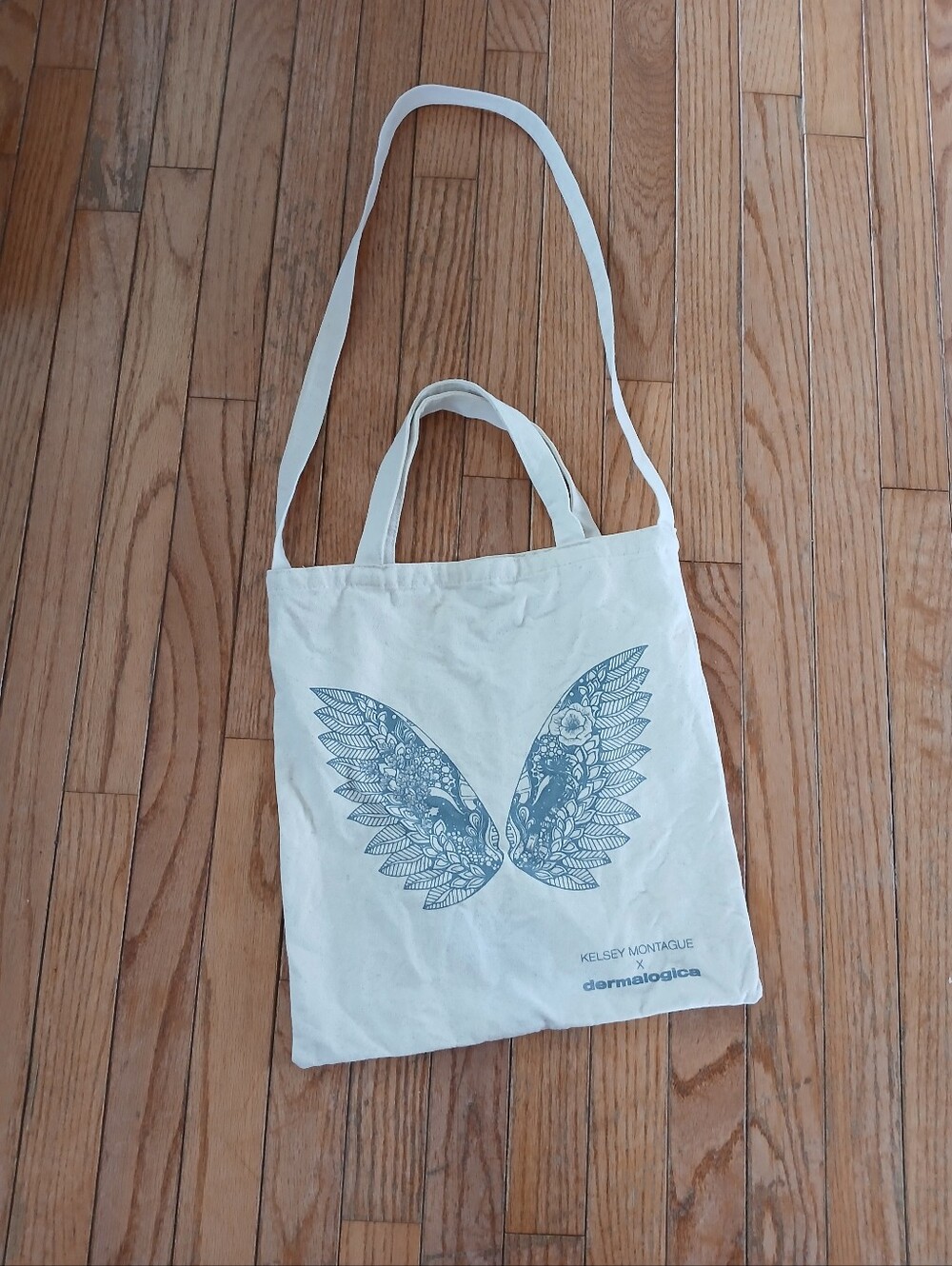 Limited Edition Dermalogica X Kelsey Montague Canvas Tote Bag